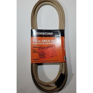 PowerCare 46 Inch Deck Belt for Poulan Pro Lawn Mower 1/2 X 105 HD58445
